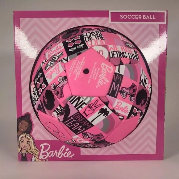Capelli Barbie Soccer Ball Size 3 Girls Pink "Dream Team" - Picture 1 of 5